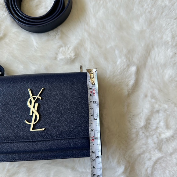 Saint Laurent Sunset Satchel Leather Bag - Picture 8 of 14